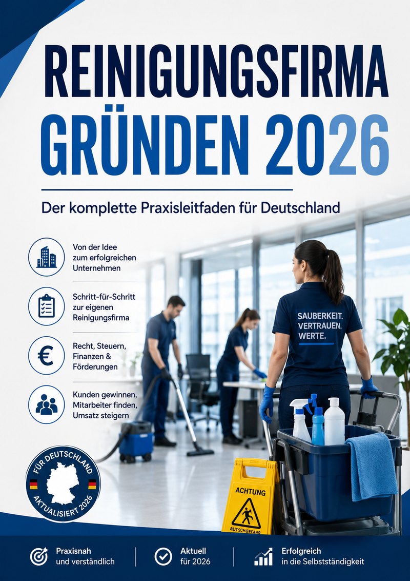 Reinigungsfirma gründen 2026